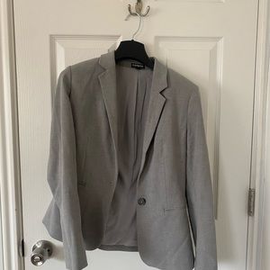 Express Gray Blazer